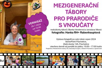 Výstava fotografií a vernisáž „Mezigenerační tábory …