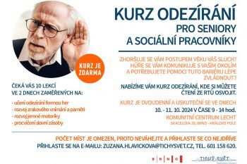 Kurz odezírání pro seniory a sociální pracovníky